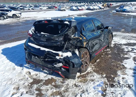 2022 Hyundai Veloster N z USA, uszkodzony, nr VIN KMHT36AH3NU014854